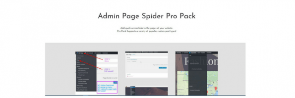 Admin page spider pro